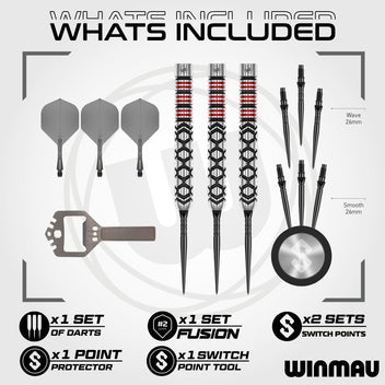 winmau-fornax-fl-chettes-pointe-acier-switch-point-parall-le image 2