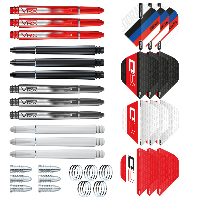 red-dragon-darts-ultimate-dart-set-kit-complet-fl-chettes-steel-tip-20g image 3
