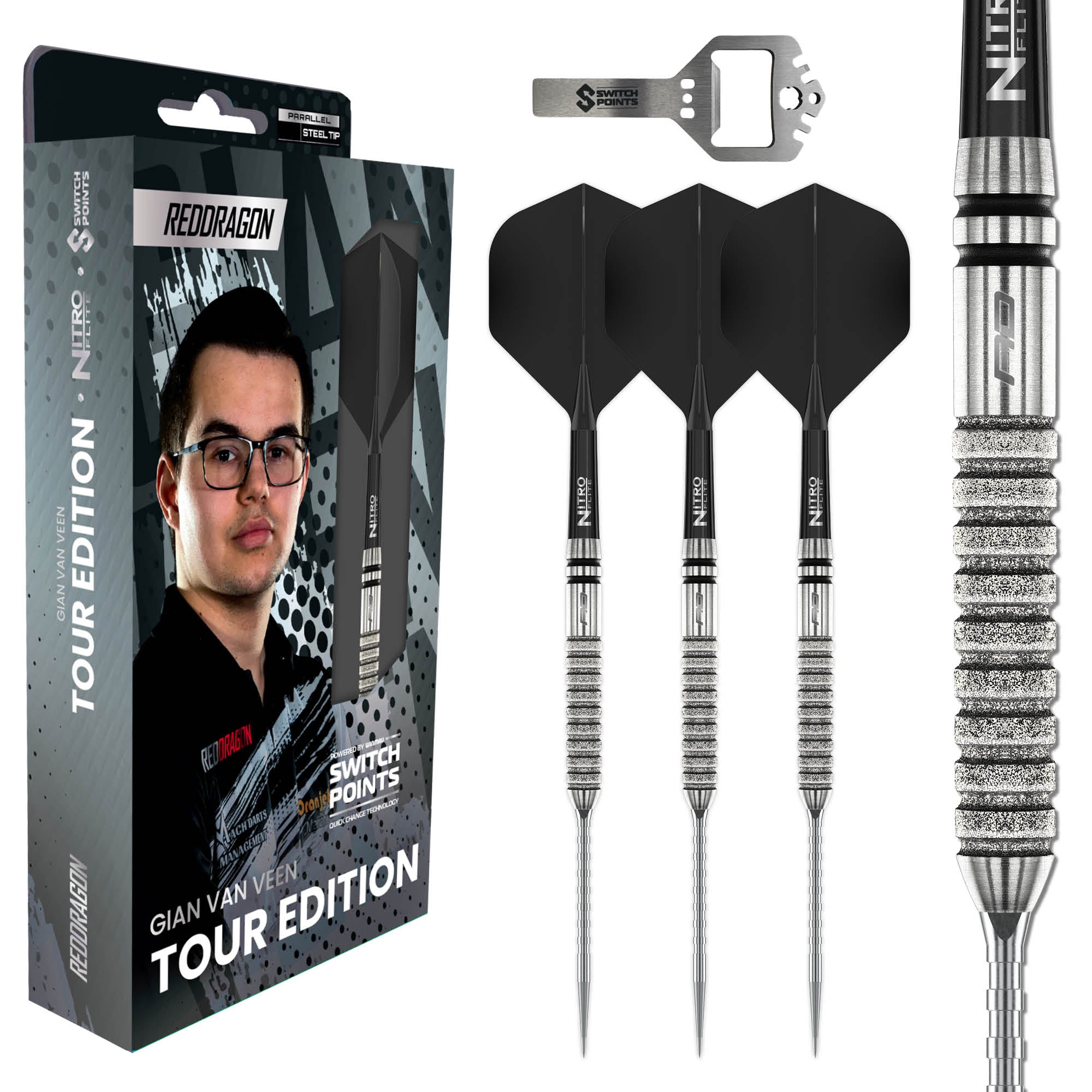 red-dragon-darts-gian-van-veen-te-90-switch-point-fl-chettes image 2