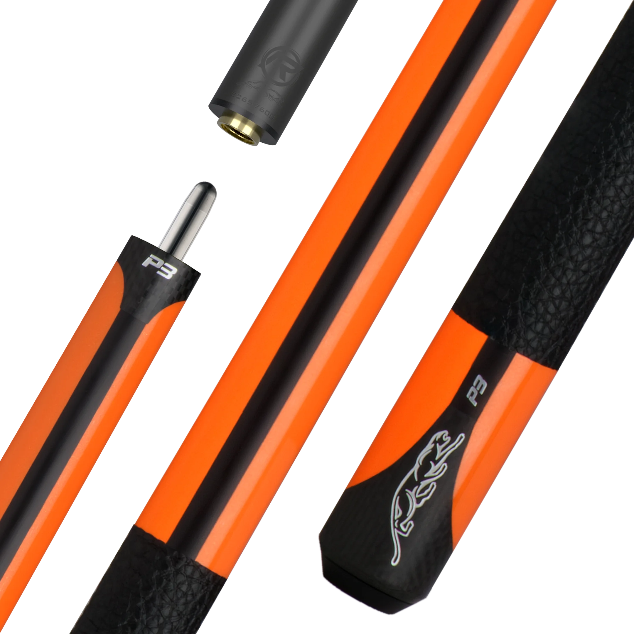 predator-p3-flare-orange-queue-de-billard-wrap-leather-luxe image 1