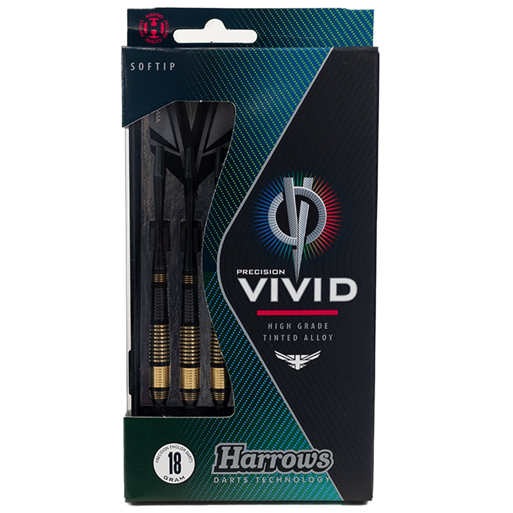 harrows-vivid-brass-noir-soft-tip-darts-fl-chettes-laiton image 4