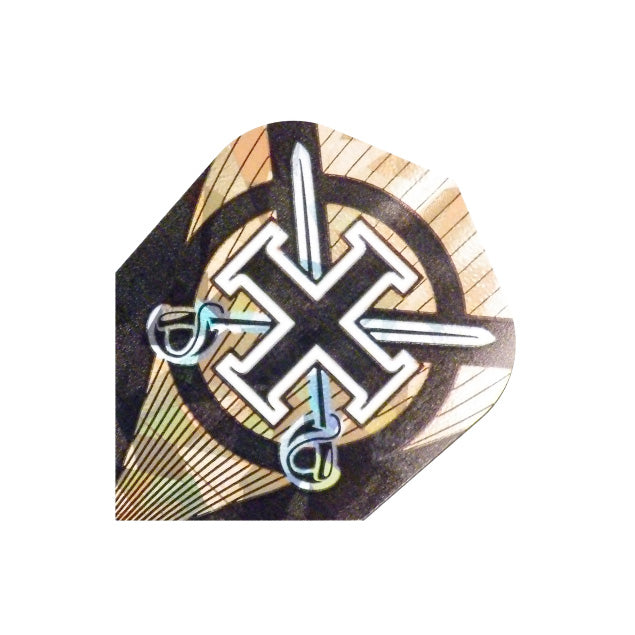harrows-hologram-swords-no6-lot-de-3-ailettes-de-fl-chettes image 1