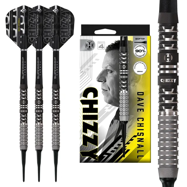 harrows-chizzy-90-series-4-fl-chettes-pointe-souple-dave-chisnall image 1