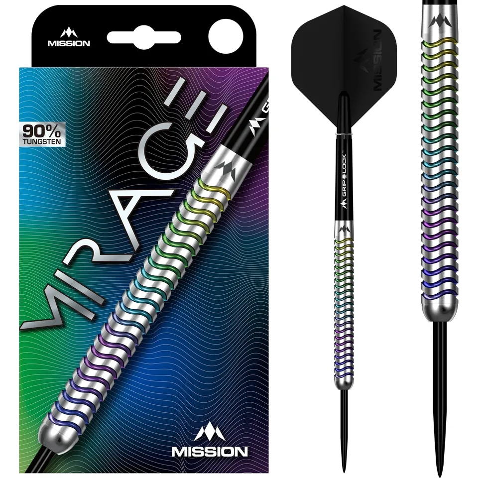 mission-darts-mirage-90-tungst-ne-fl-chettes-pointe-acier-23g image 1