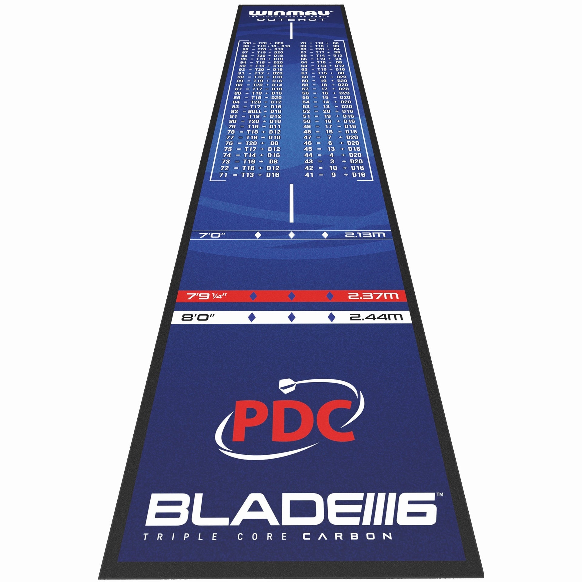 winmau-pro-zone-outshot-tapis-de-fl-chettes-avec-oche image 1