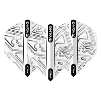 red-dragon-darts-yin-yang-noir-et-blanc-standard-ailettes-de-fl-chettes image 5