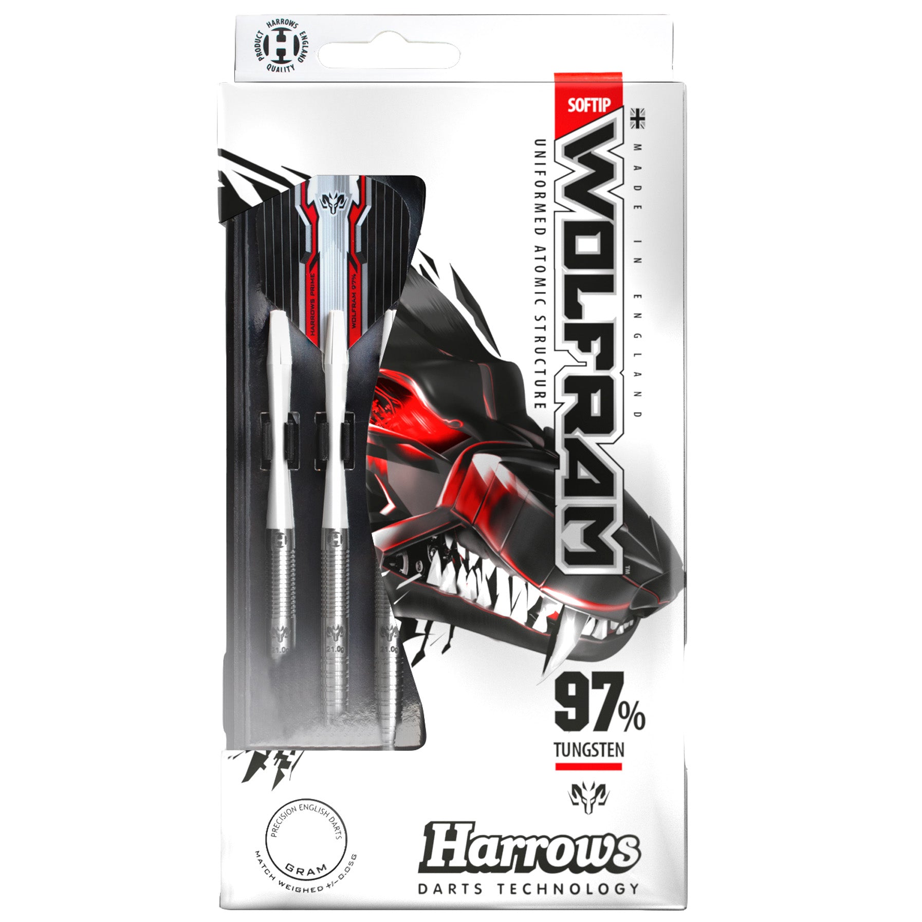 harrows-wolfram-97-fl-chettes-pointe-souple-soft-tip image 5