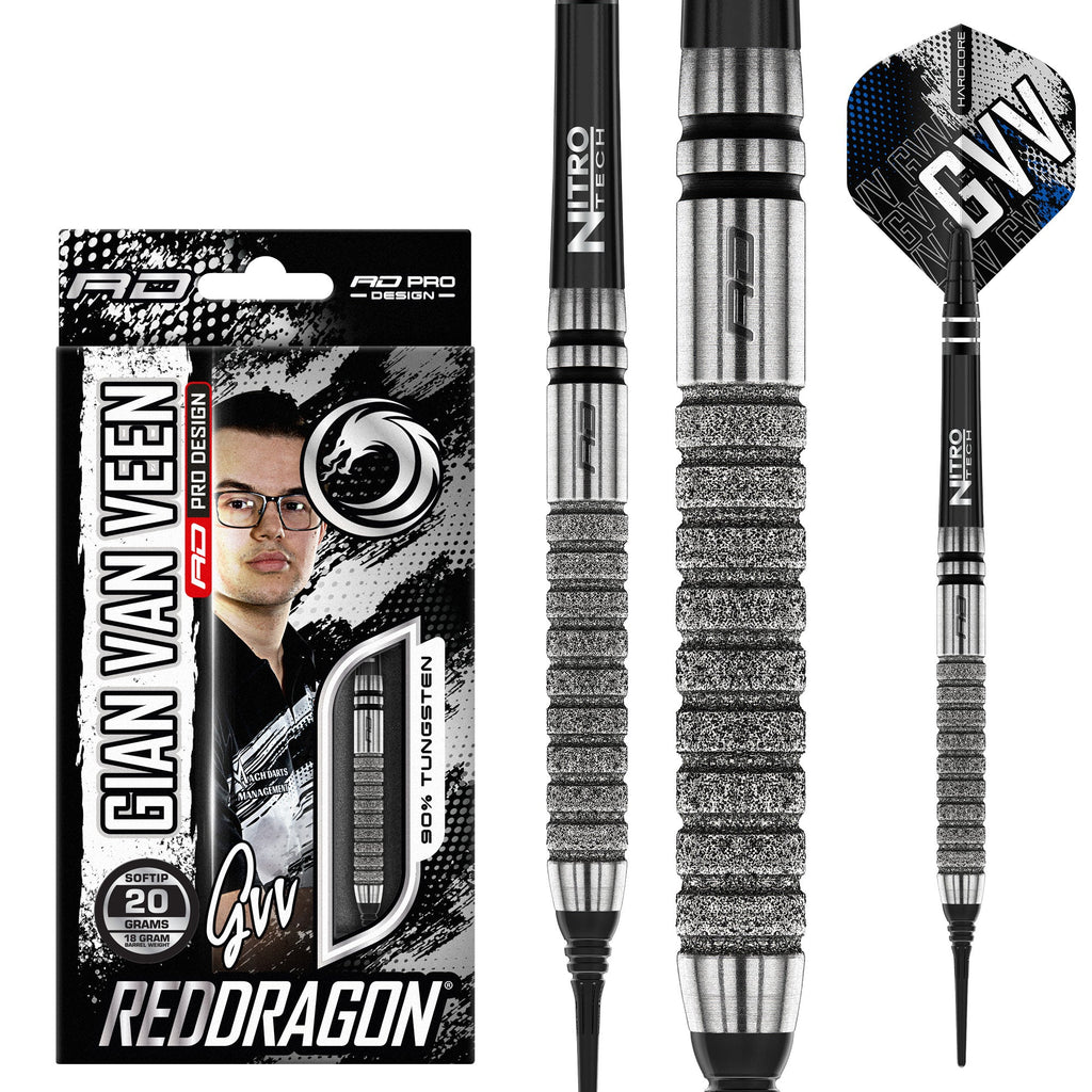 red-dragon-darts-gian-van-veen-tour-edition-soft-tip-90-tungst-ne image 1