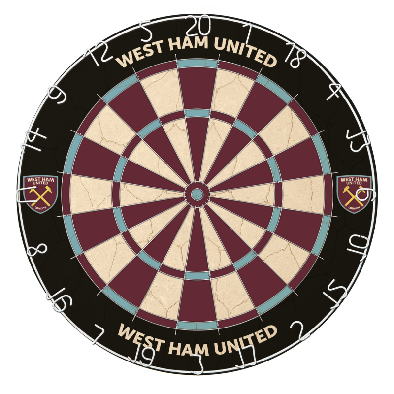 red-dragon-darts-west-ham-united-football-club-cible-de-fl-chettes-officielle image 1
