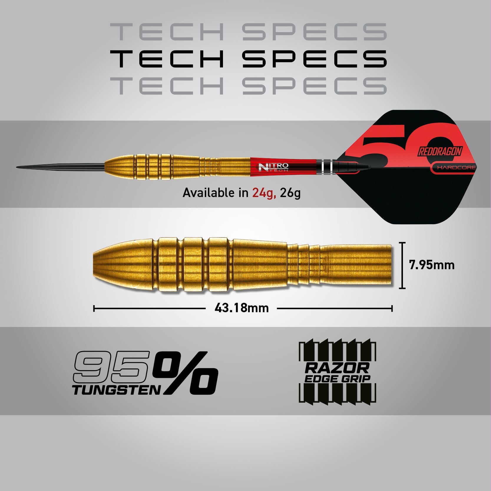 red-dragon-darts-golden-virgin-5-fl-chettes-95-tungst-ne image 5