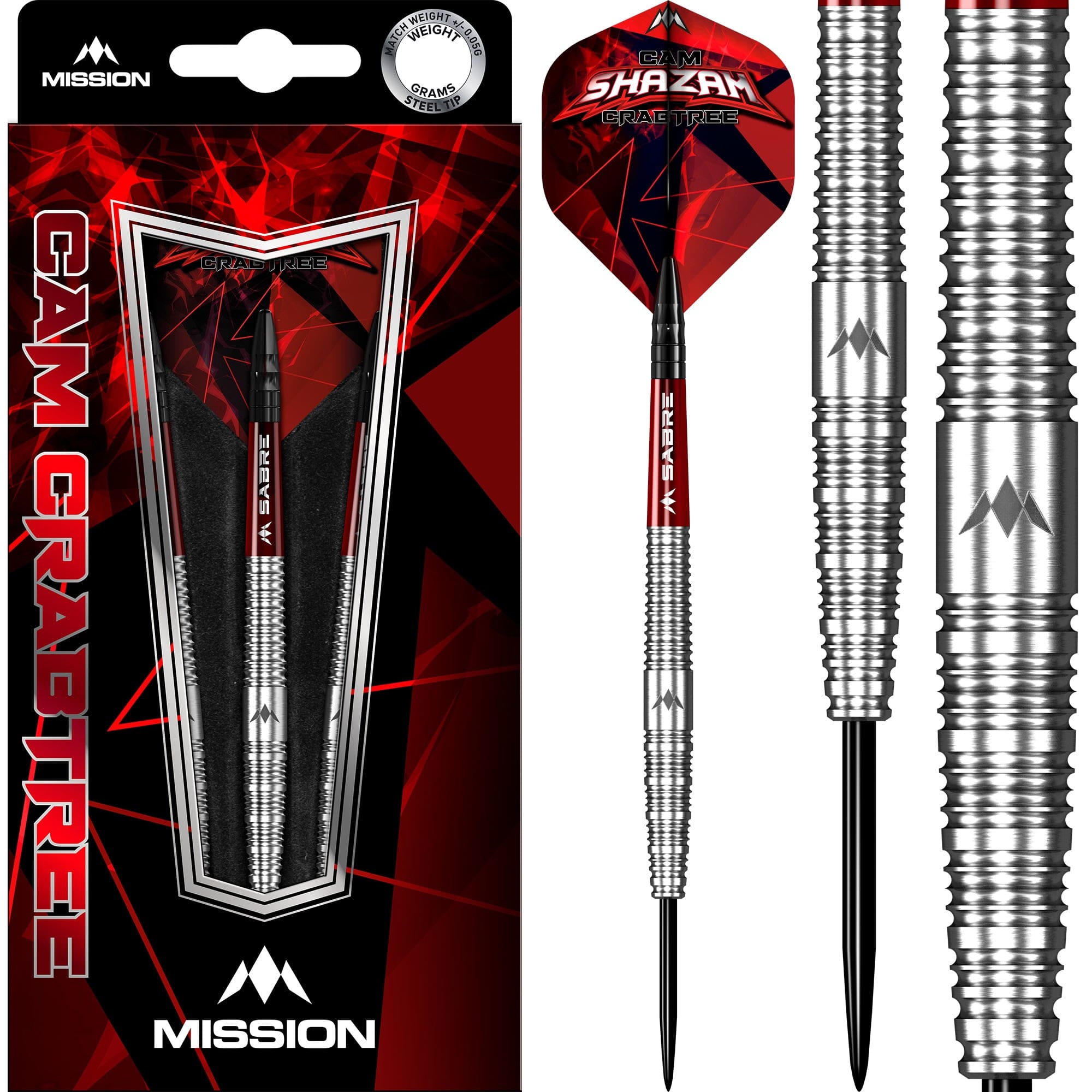 mission-darts-cam-crabtree-fl-chettes-steel-tip-95-tungst-ne-naturel image 6