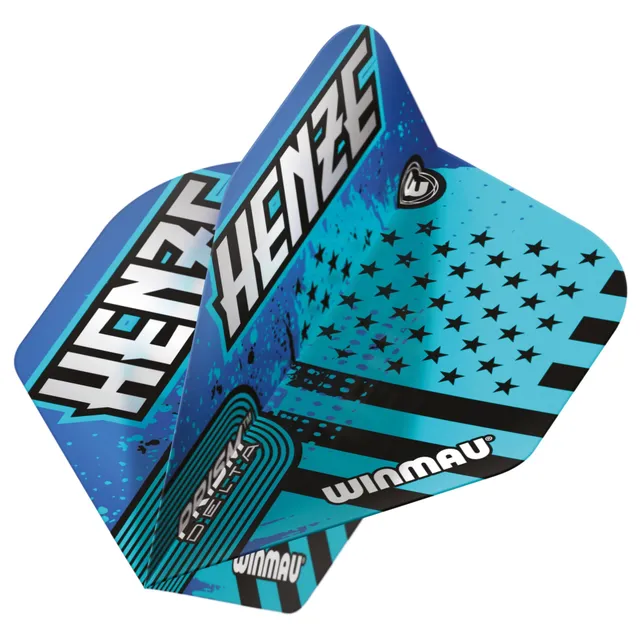 winmau-rick-henze-prism-delta-standard-ailettes-bleu image 1