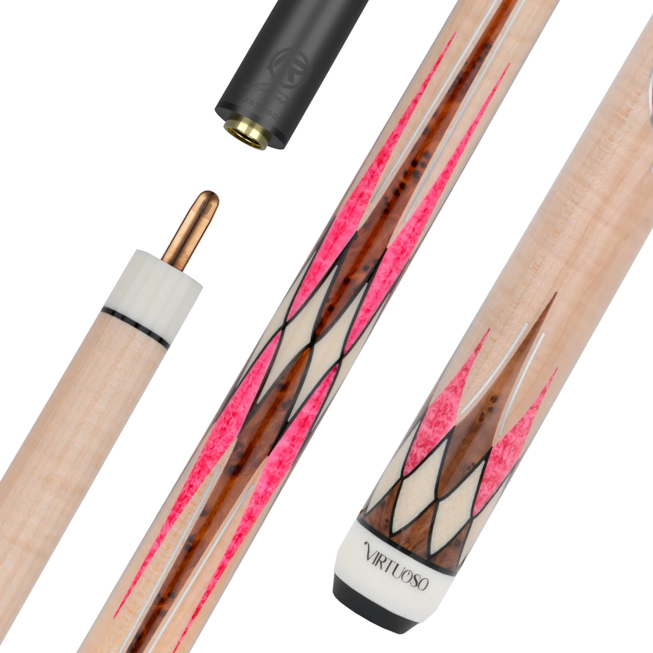 predator-crm-virtuoso-rable-boucl-naturel-pierre-rose-queue-de-carambole-3-bande image 1