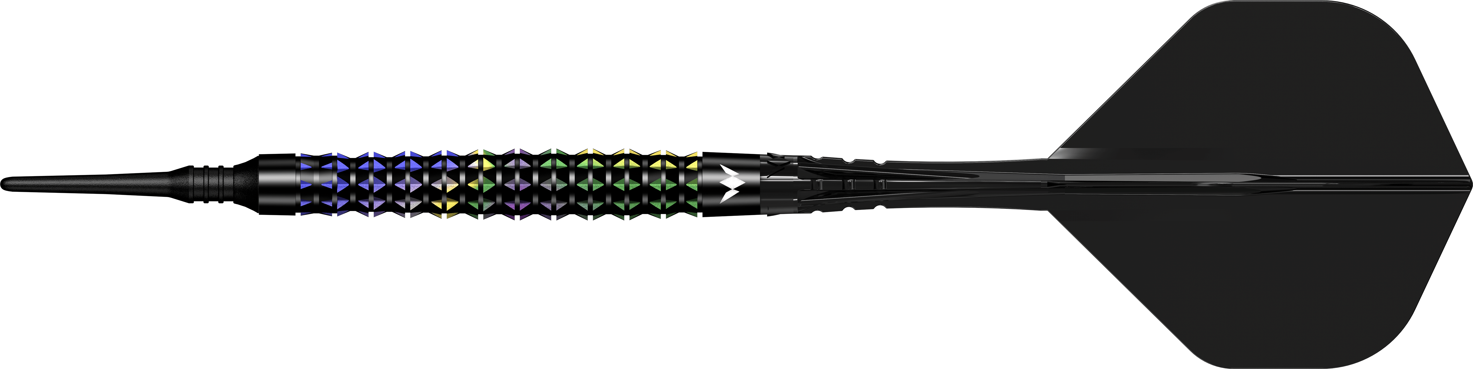 mission-darts-black-opal-fl-chettes-soft-tip-95-tungst-ne-noir-et-corail image 2