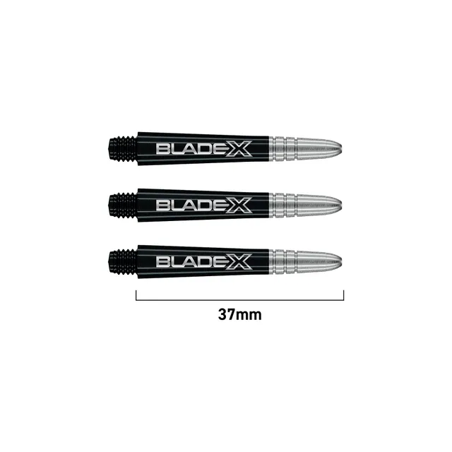 winmau-blade-x-vecta-tiges-interm-diaires-noir-et-argent image 1
