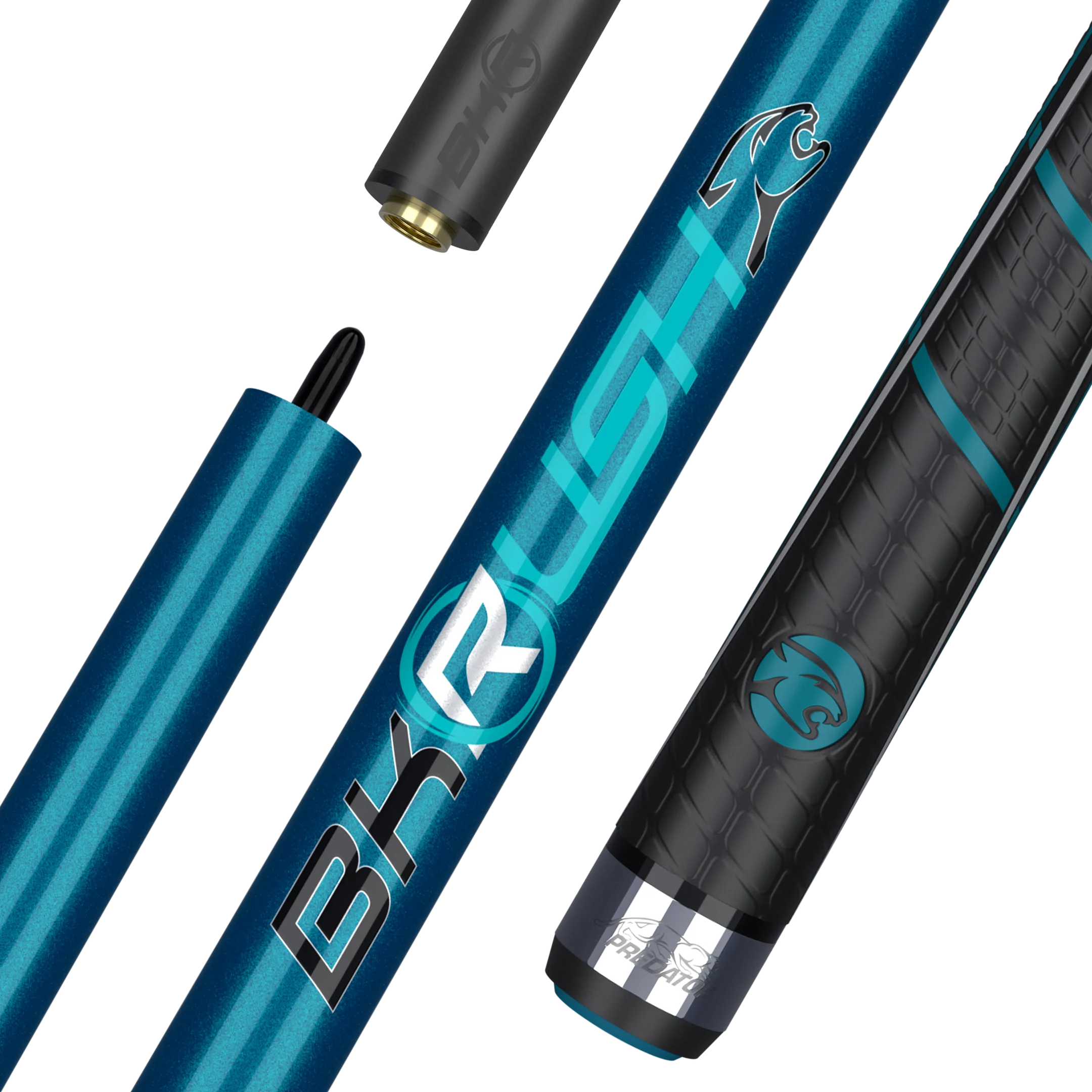 predator-bk-rush-teal-dition-limit-e-queue-de-casse-billard-avec-grip-sport image 1