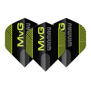 winmau-prism-delta-mvg-black-and-green-ailettes-standard-2 image 2