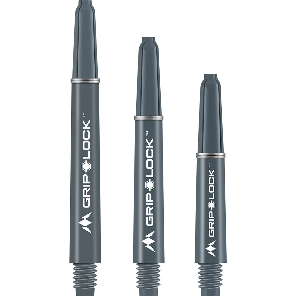 mission-darts-griplock-tiges-nylon-medium-gris-bagues-s-lock-lot-de-3 image 1
