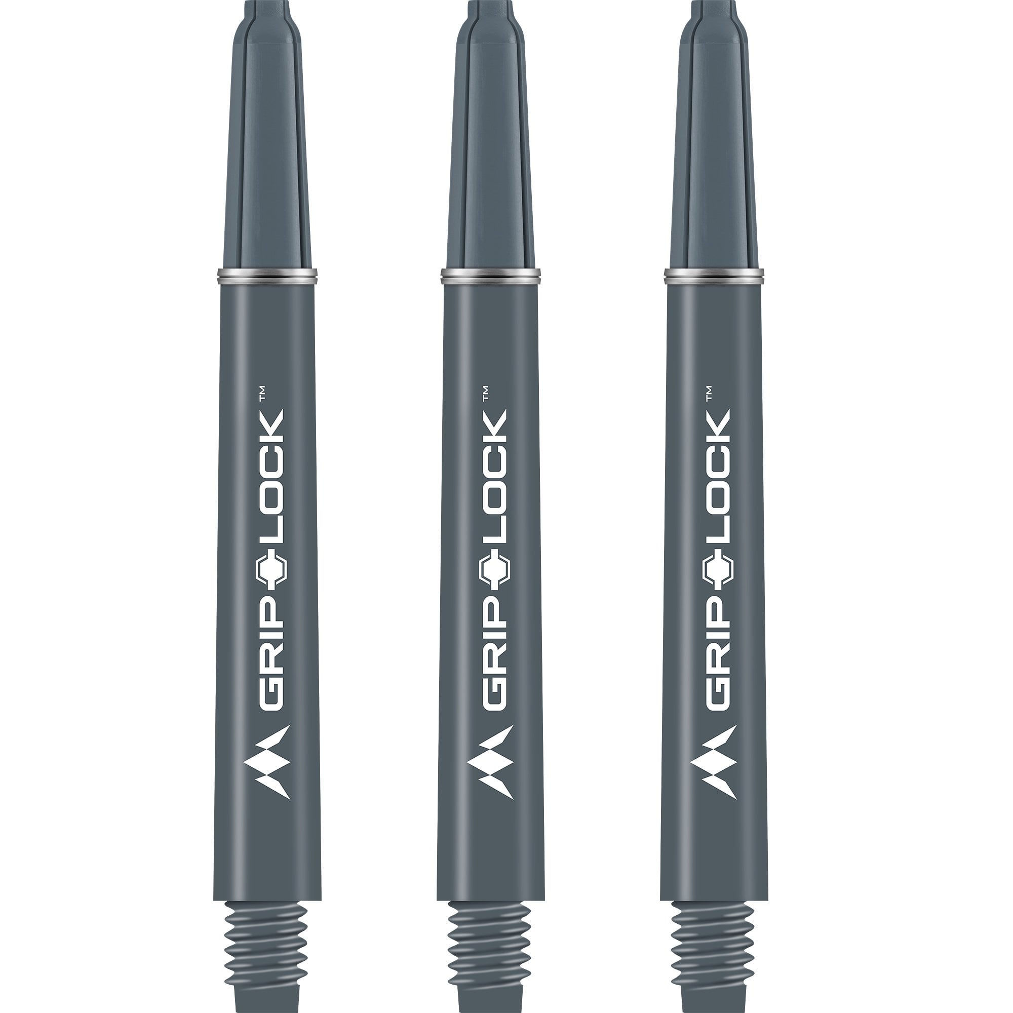 mission-darts-griplock-tiges-nylon-medium-gris-bagues-s-lock-lot-de-3 image 2