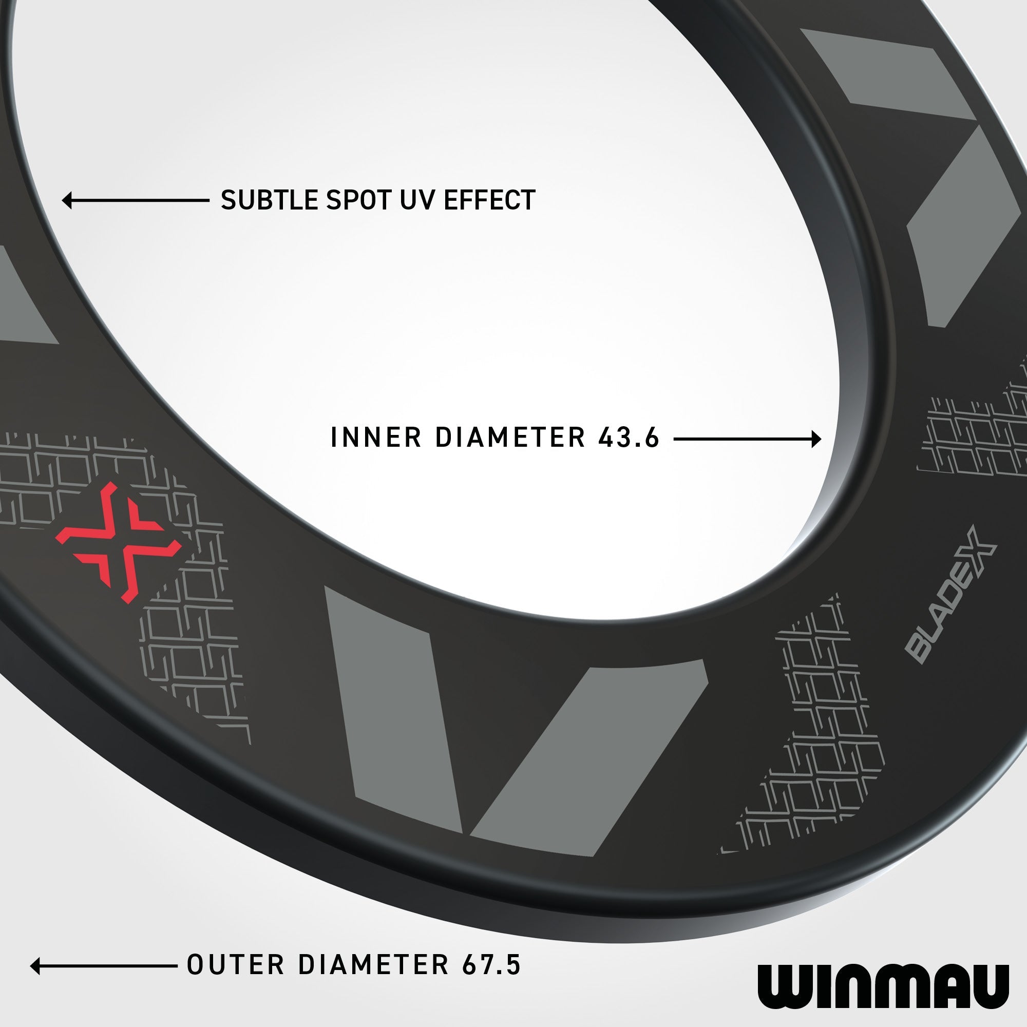 winmau-blade-x-surround-entourage-de-cible-noir image 4