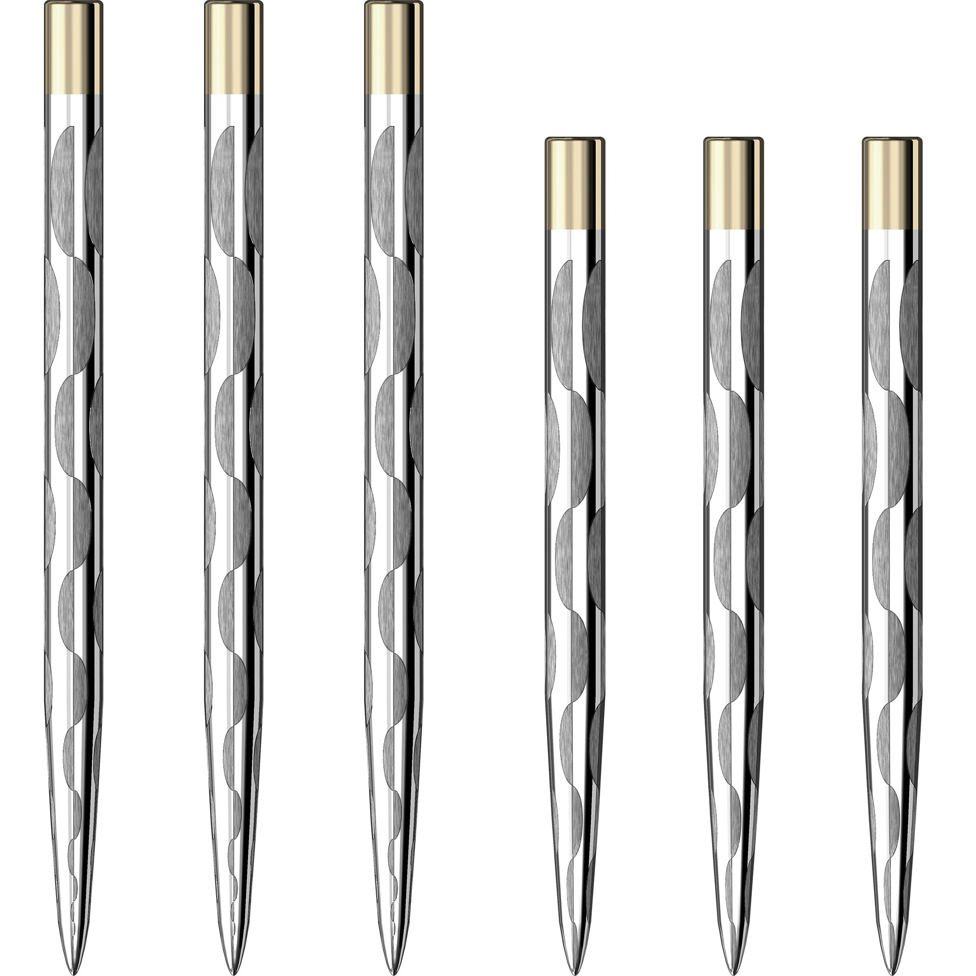 mission-darts-laser-plus-pointes-acier-de-rechange-solid-arc-argent-32mm-38mm image 1