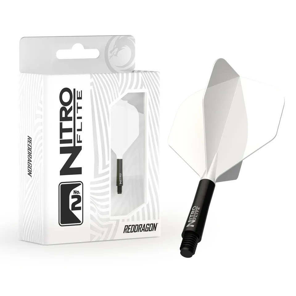 red-dragon-darts-nitro-flite-solid-white-and-black-syst-me-vol-et-tige-int-gr image 1