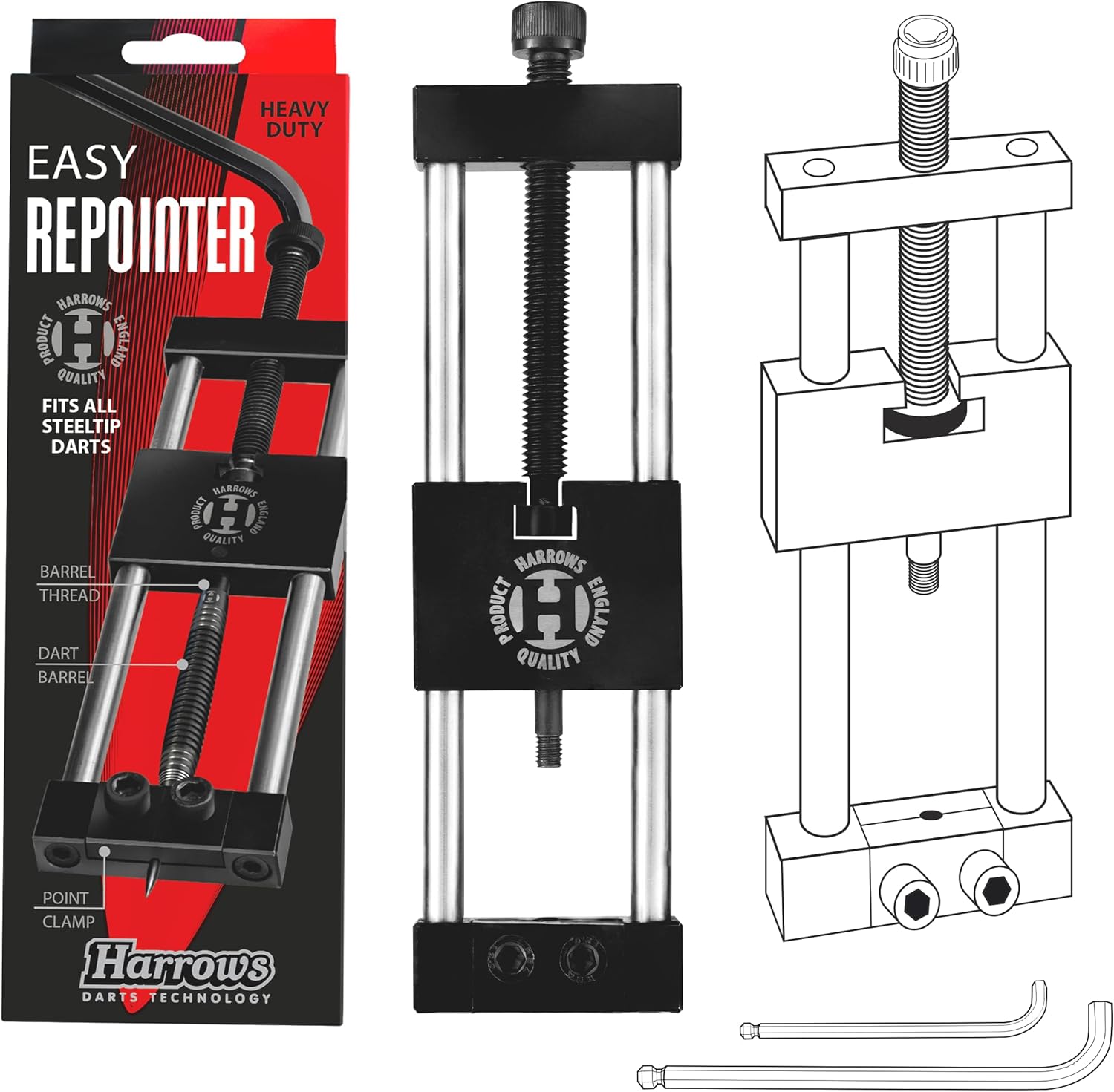 harrows-re-pointing-tool-outil-de-remplacement-pointes-acier image 3