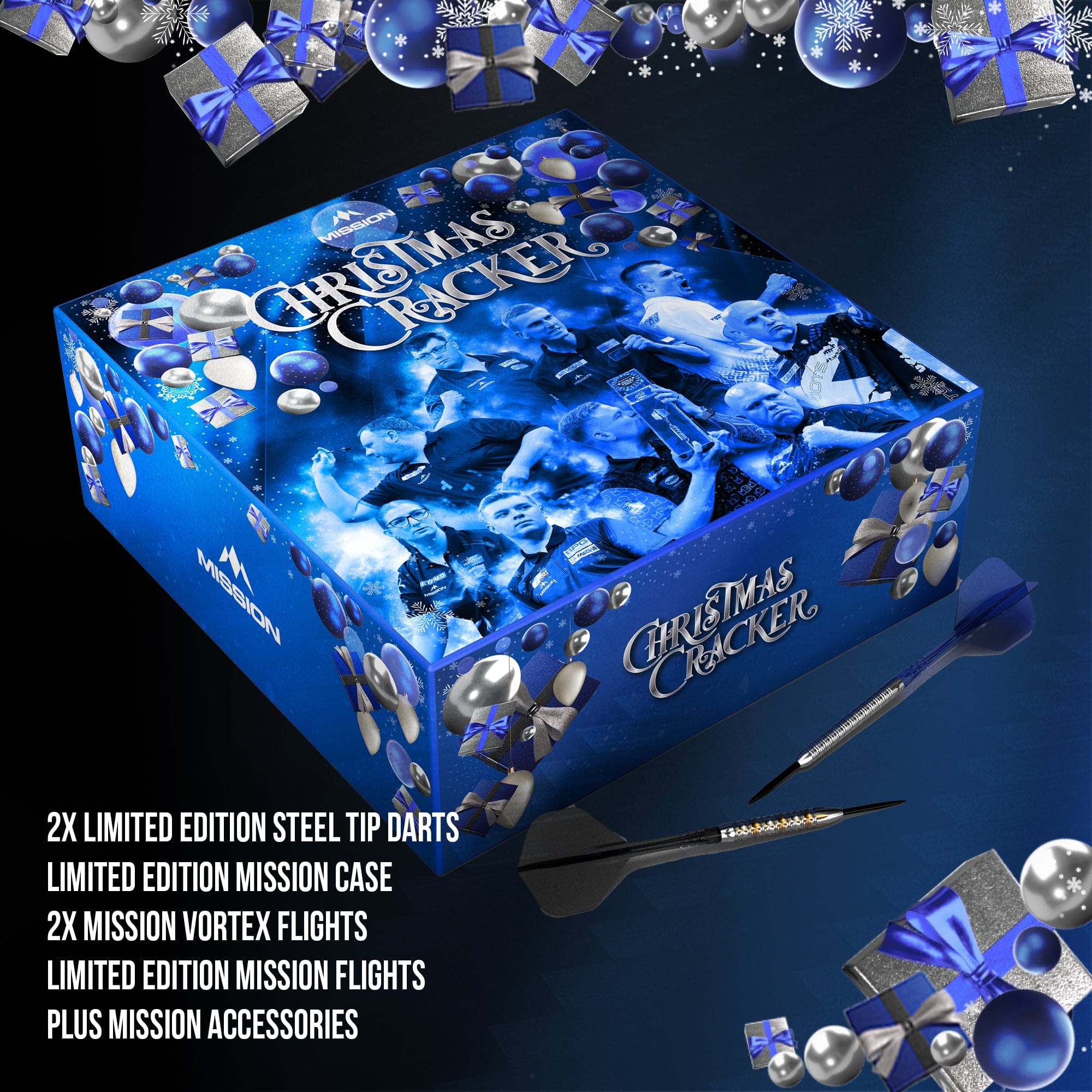 mission-christmas-cracker-dition-limit-e-fl-chettes-pointe-acier-et-accessoires- image 2