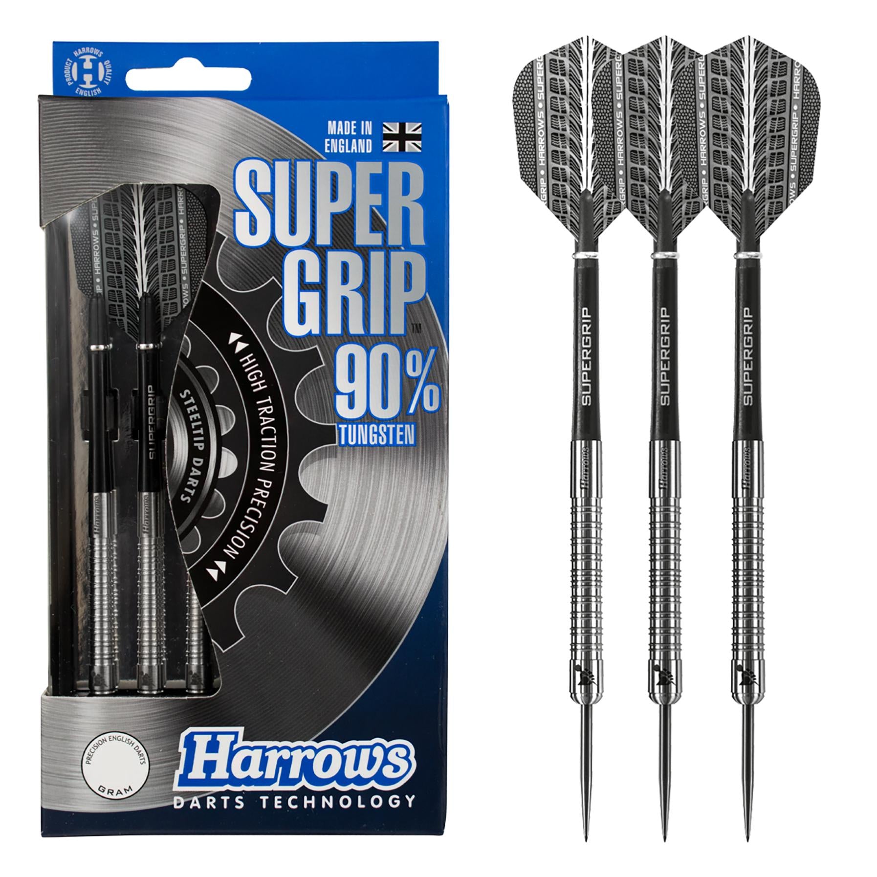 harrows-supergrip-90-tungst-ne-fl-chettes-pointe-acier image 1