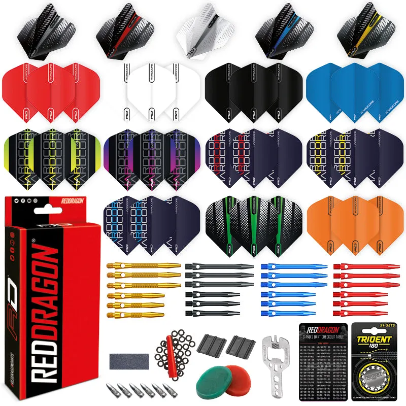 red-dragon-pro-aluminium-pack-accessoires-fl-chettes-complet image 1