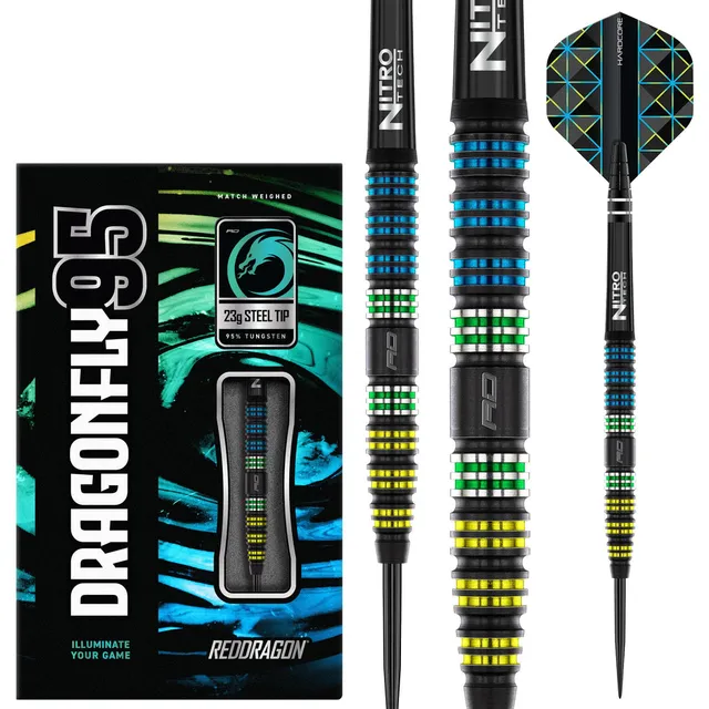 red-dragon-darts-dragonfly-95-black-tapered-fl-chettes-95-tungst-ne image 1