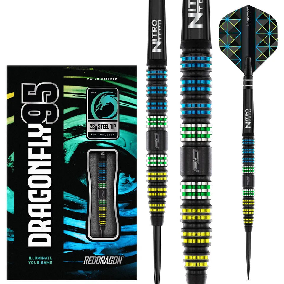 red-dragon-darts-dragonfly-95-black-tapered-fl-chettes-95-tungst-ne image 1