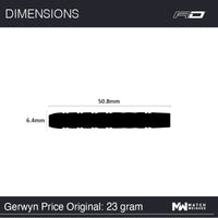 red-dragon-darts-gerwyn-price-blue-originals-fl-chettes-iceman-23g image 7
