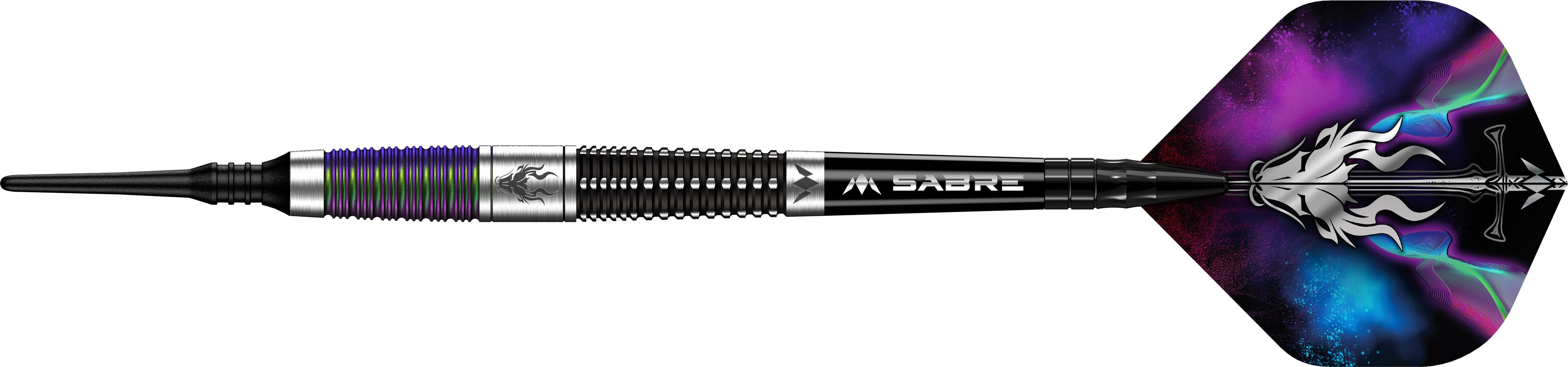 mission-darts-occult-fl-chettes-soft-tip-90-tungst-ne-18g-noir-corail image 2