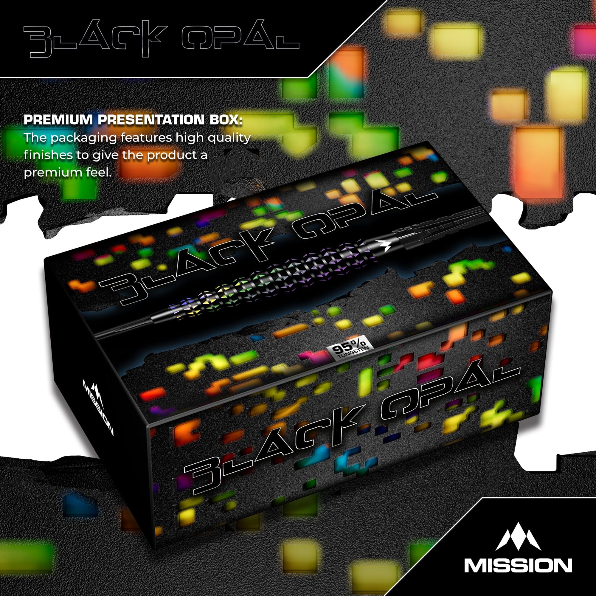 mission-darts-black-opal-fl-chettes-acier-95-tungst-ne-black-coral-pvd image 7