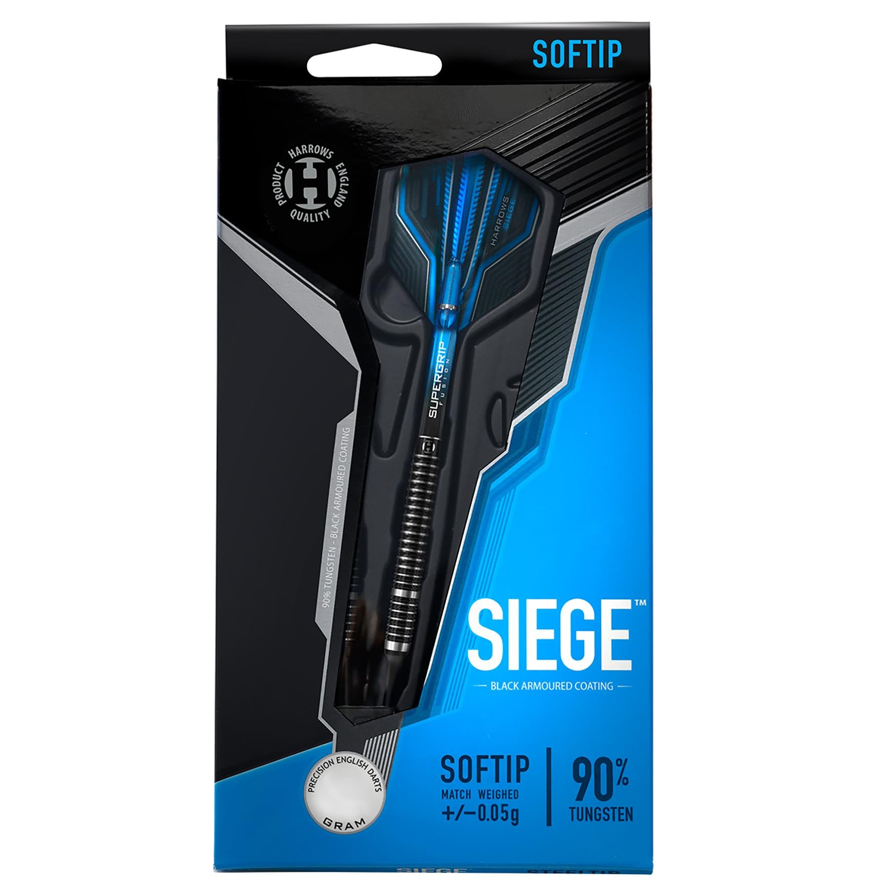 harrows-siege-90-soft-tip-fl-chettes-pointe-souple-tonneau-parall-le image 5