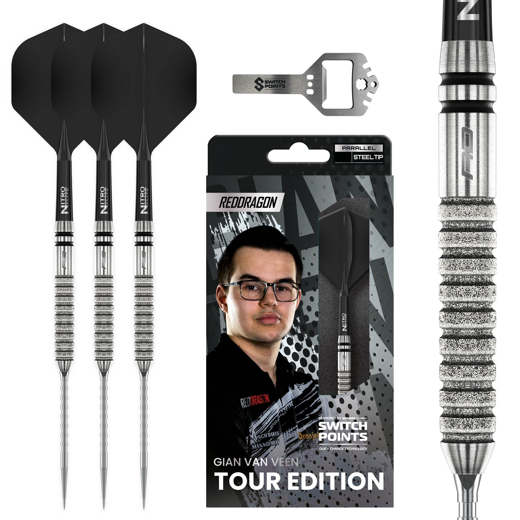 red-dragon-darts-gian-van-veen-te-90-switch-point-fl-chettes image 1