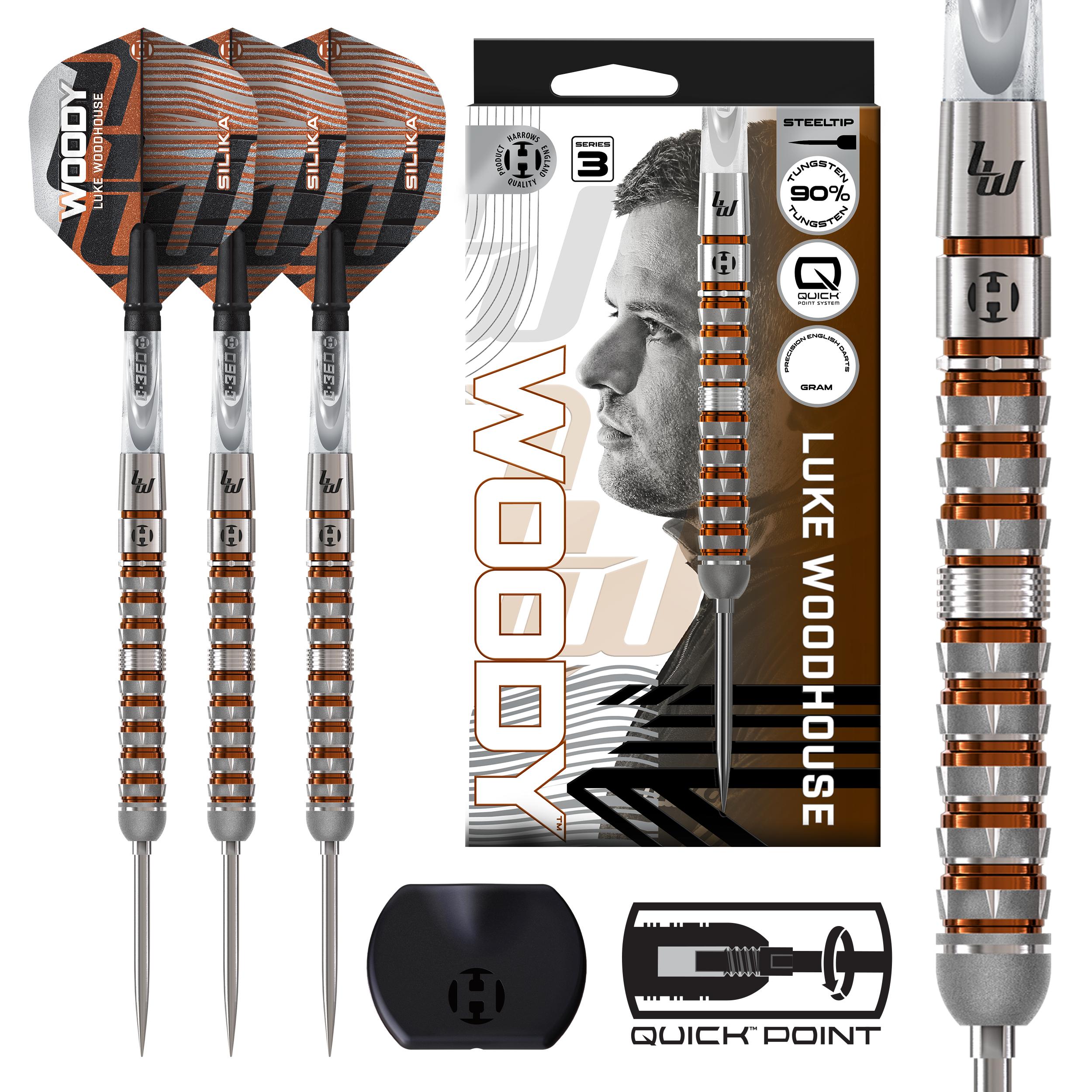 harrows-luke-woodhouse-series-3-fl-chettes-acier-90-tungst-ne-quick-point image 1