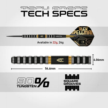 winmau-alex-spellman-signature-series-1-fl-chettes-90-tungst-ne image 8