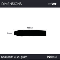 red-dragon-darts-peter-wright-snakebite-3-noir-fl-chettes-pointe-acier image 7