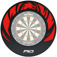 red-dragon-darts-dragon-design-entourage-de-cible-surround image 2