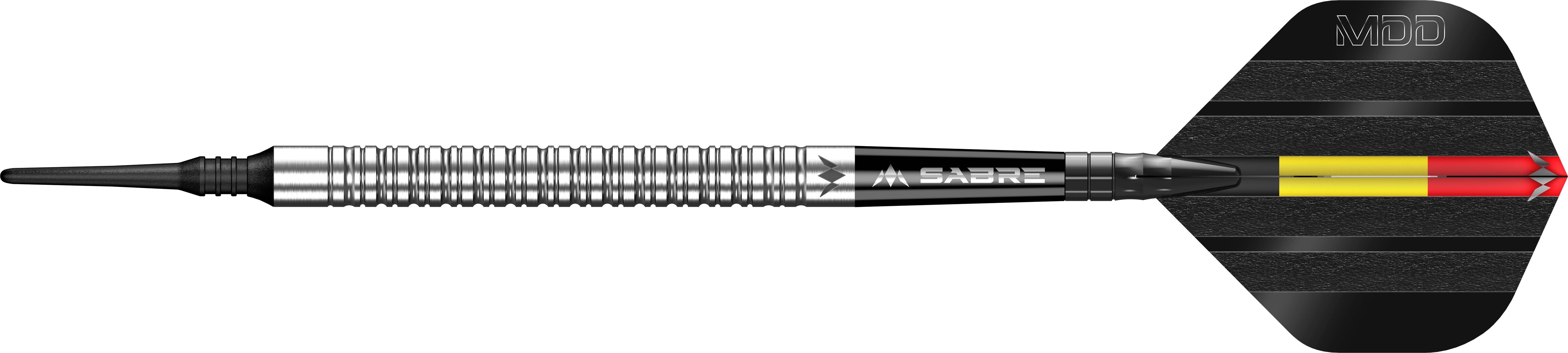 mission-darts-mike-de-decker-fl-chettes-soft-tip-95-tungst-ne-silver-20g image 2