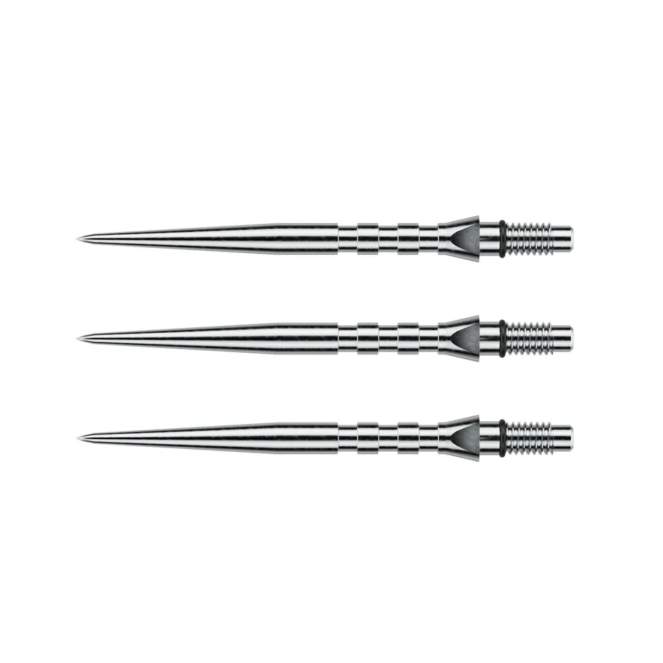 winmau-switch-points-grooved-silver-pointes-acier image 1