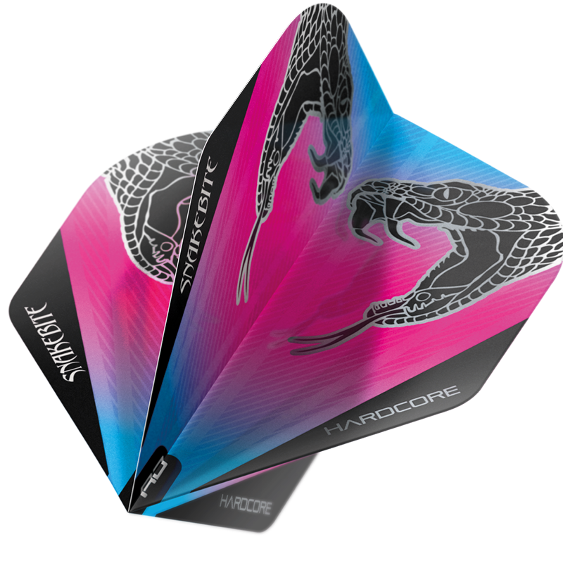 red-dragon-darts-peter-wright-snakebite-hardcore-standard-black-transparent-aile image 1