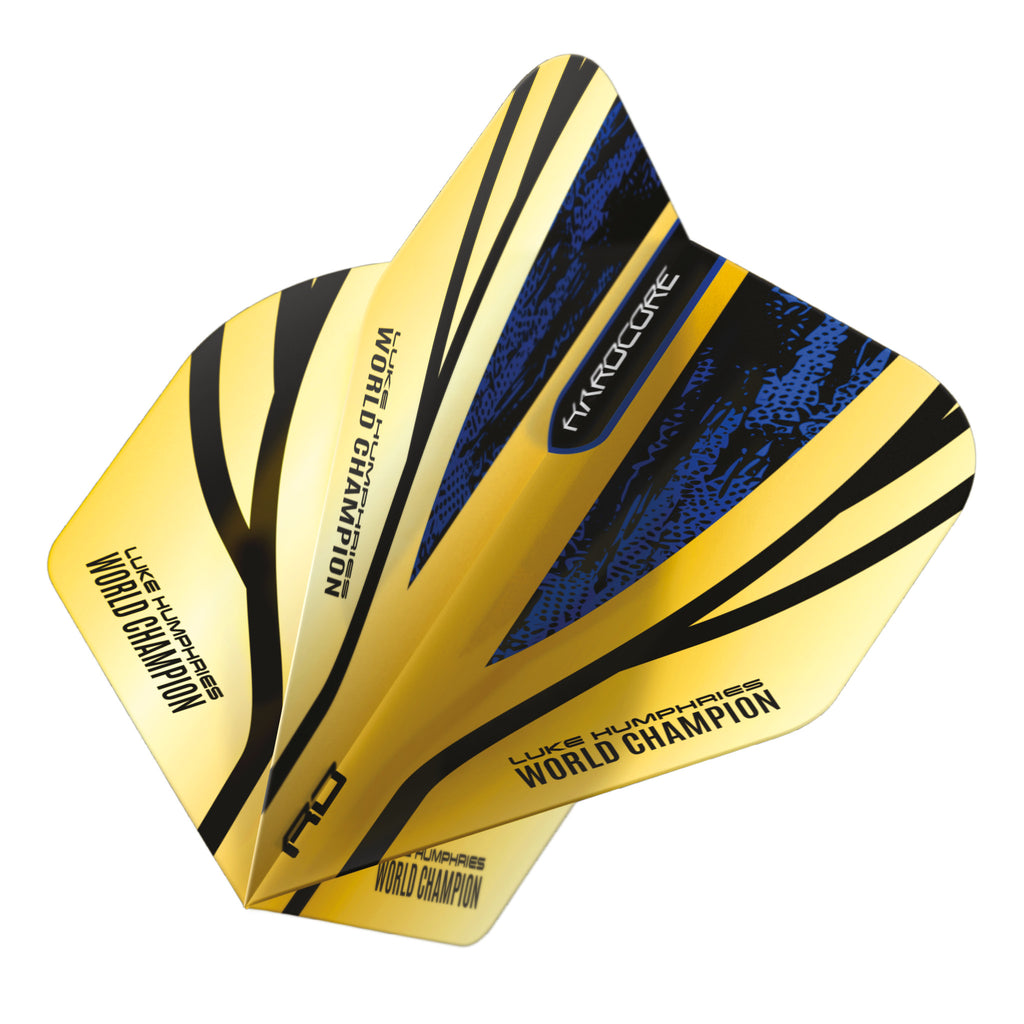 red-dragon-darts-luke-humphries-gold-hardcore-premium-standard-ailettes-de-fl-ch image 1