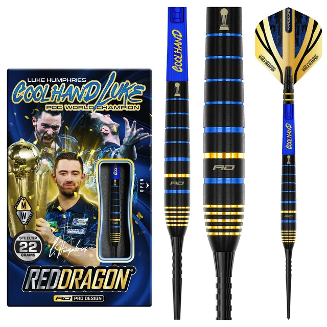 red-dragon-darts-luke-humphries-tx4-avenger-fl-chettes-dition-champion-du-monde image 1