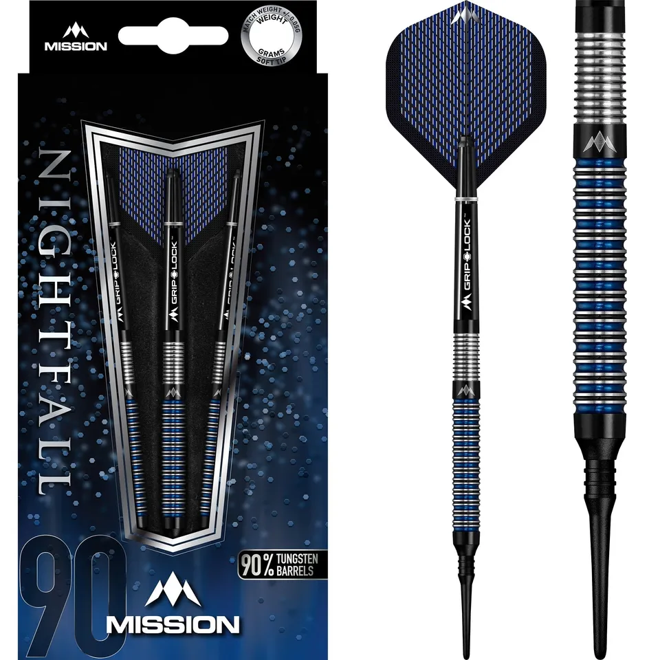 mission-darts-nightfall-m1-fl-chettes-soft-tip-straight-ring image 1