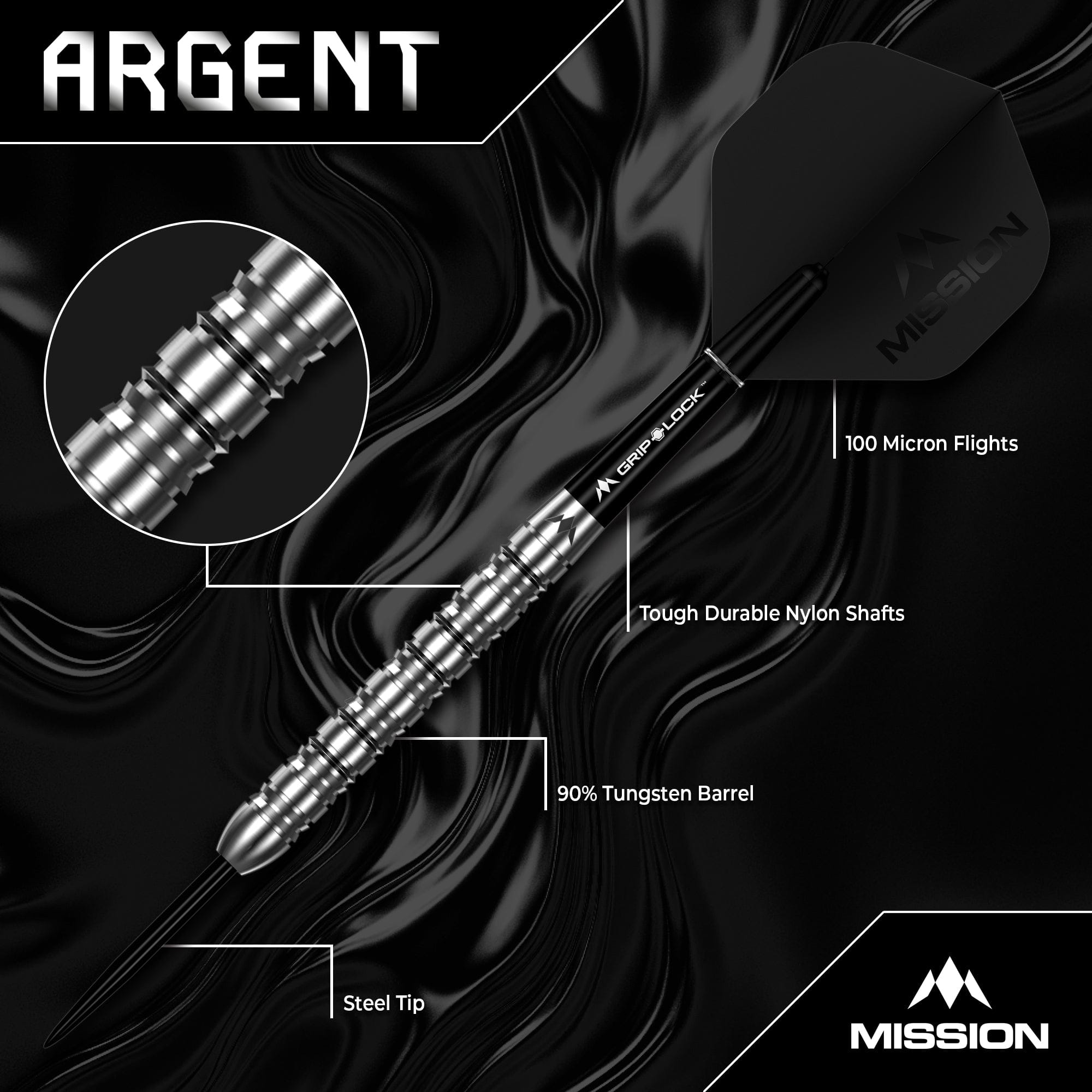 mission-darts-argent-steel-tip-90-tungst-ne-silver-22g-24g image 3
