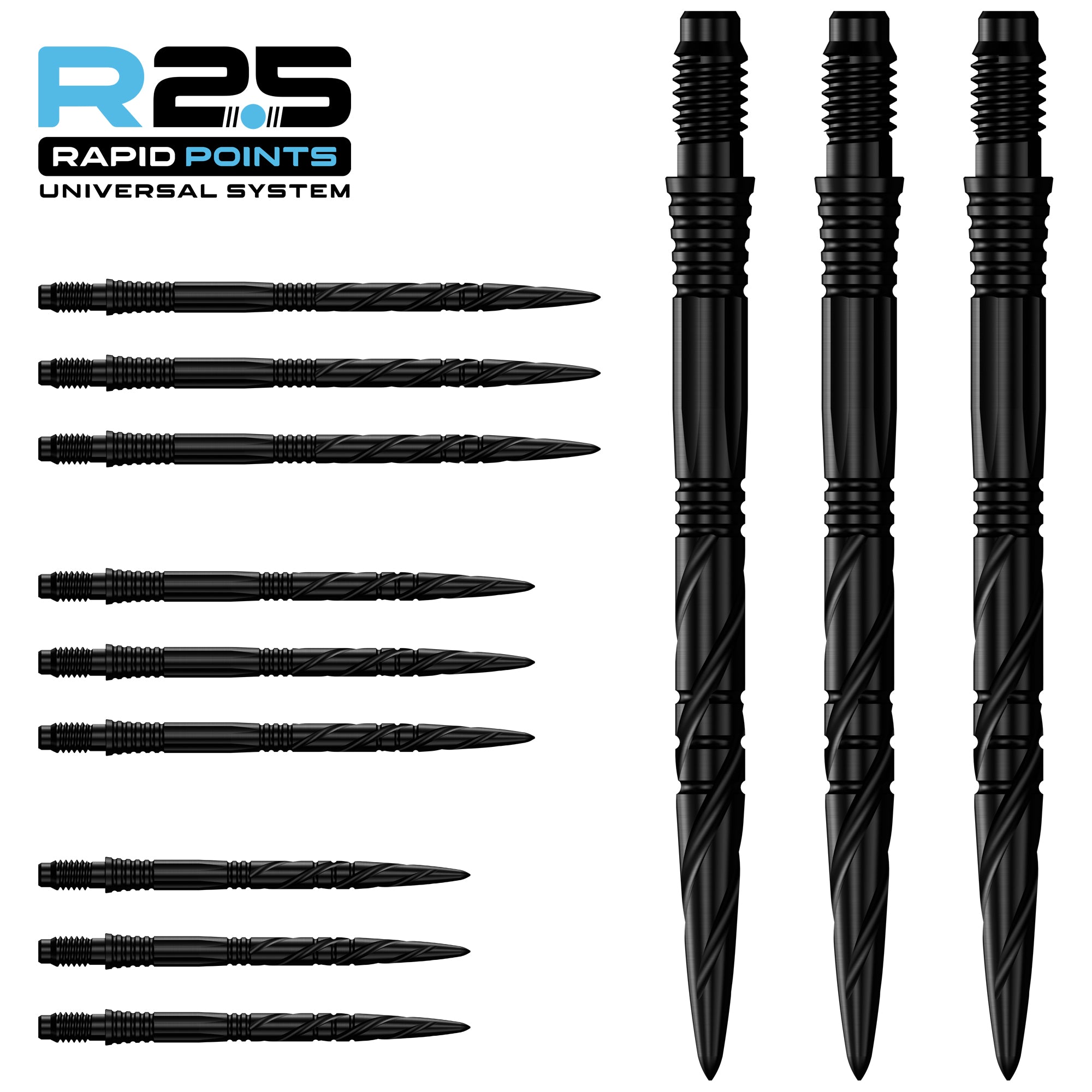 mission-darts-r2-5-rapid-sgv-pointes-steel-tip-30-35-40mm image 2