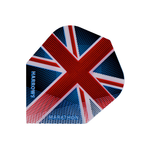 harrows-marathon-union-jack-ailettes-de-fl-chettes-lot-de-3 image 1
